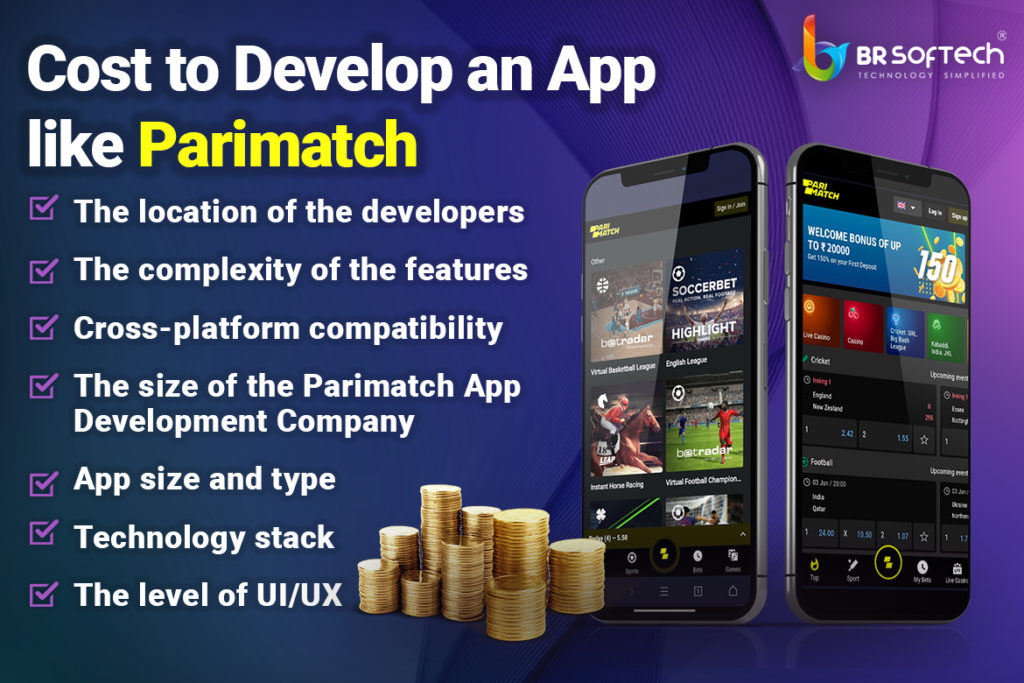  Cost to Develop an App like Parimatch