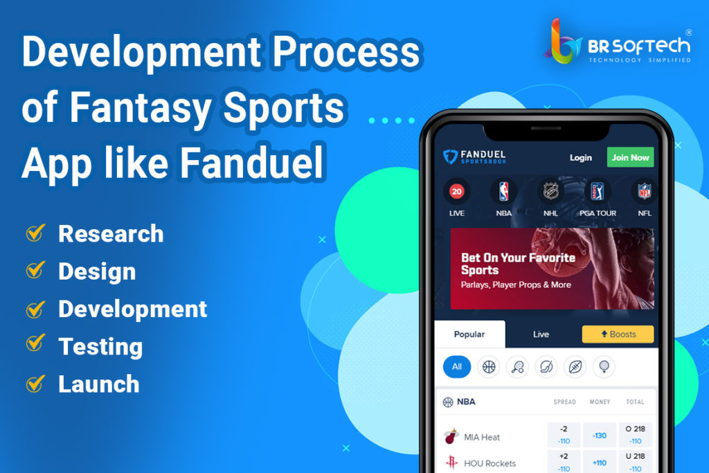Development Process of  Fantasy Sports App like Fanduel
