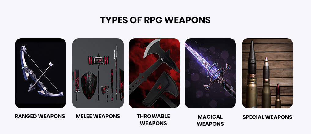 Categories of Weapons in RPG Games